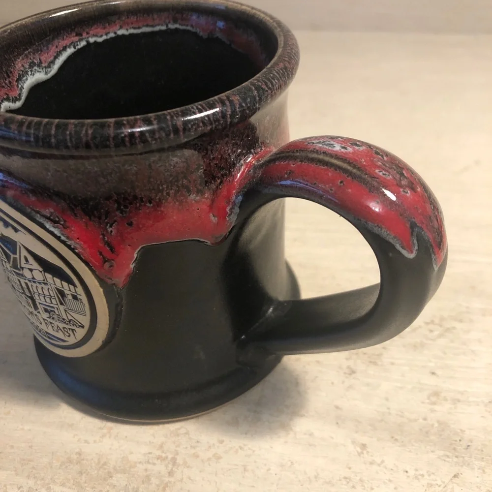 Phantom's Feast 2021 Ceramic Mug Grey Fox Pottery Minnesota Renaissance